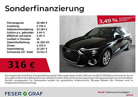 Audi A3 35 TFSI advanced S tronic Pano/HUD/B&O