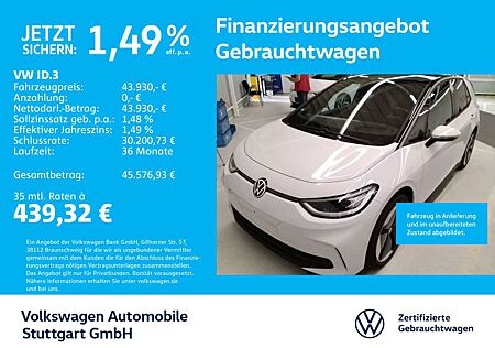 VW ID.3 Volkswagen Pro S Navi Kamera Tempomat P-Dach