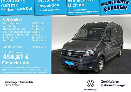 Volkswagen Crafter Kasten 35 TDI MLH Automatik uvm.