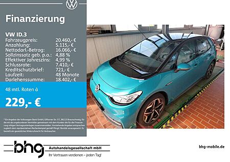 VW ID.3 Volkswagen Pro Life * Wärmepumpe * 19` * SHZ * Navi *