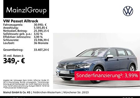 VW Passat Variant Volkswagen Passat Alltrack 2.0 TSI 4M DSG Navi ACC Kamera