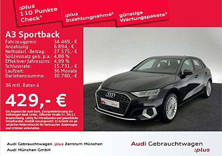 Audi A3 40 TFSI e S tronic advanced Virtual