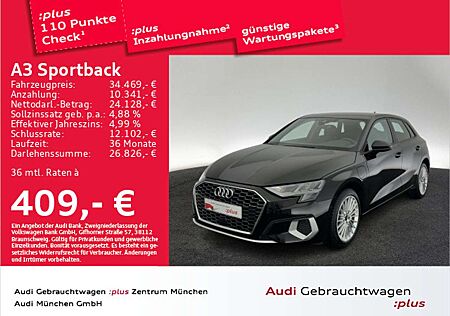 Audi A3 40 TFSI e S tronic advanced Virtual