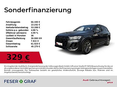 Audi Q7 S line 50 TDI quattro Matrix/Pano/HUD/AHK/Kamera