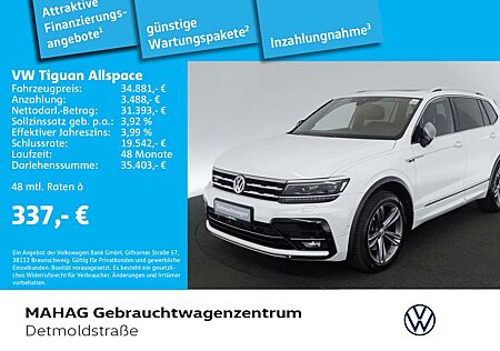 VW Tiguan Allspace Volkswagen 2.0 TDI 4Mot. R-Line 7-Sitzer Na