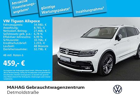 VW Tiguan Allspace Volkswagen 2.0 TDI 4Mot. R-Line 7-Sitzer Na