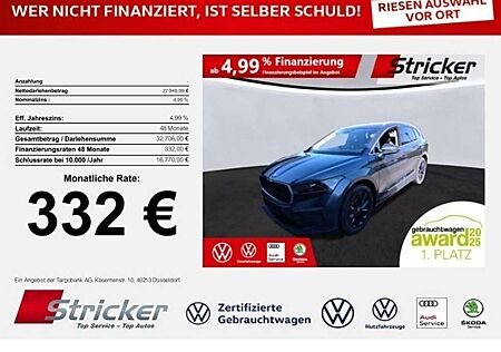 Skoda Enyaq iV80 332,-ohne Anzahlung Wärmepumpe Head-up