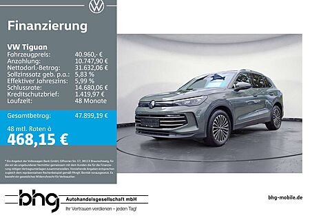 VW Tiguan Volkswagen 1.5 eTSI DSG ELEGANCE #AHK #IQ-DRIVE #KAM