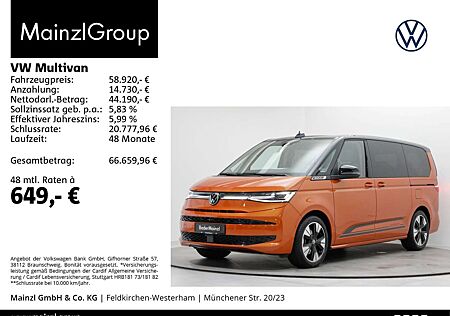 VW T7 Multivan Volkswagen LR 2.0 TDI Edition 7-S. AHK Pano DCC