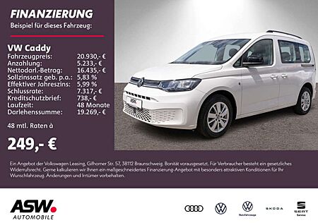 VW Caddy Volkswagen Life 2.0 TDI 6-Gang Klima Anhängerkupplung