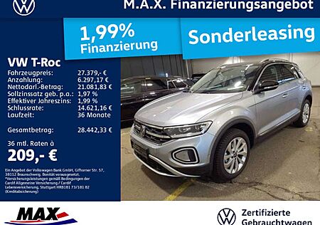 VW T-Roc Volkswagen 1.5 TSI DSG STYLE LED+NAVI+AHK+ACC+PDC+APP