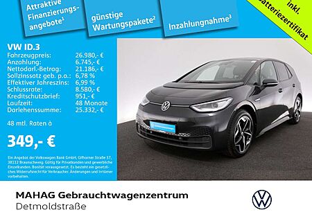 VW ID.3 Volkswagen Pro S IQ.Light CCS Wärmepumpe Navi Kamera R