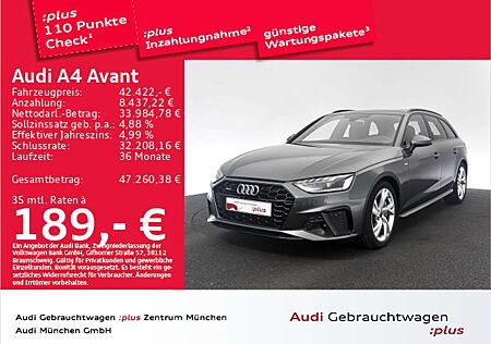 Audi A4 40 TFSI qu. S tronic 2x S line Pano/Mat