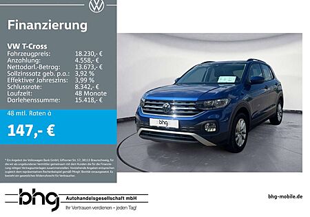 VW T-Cross Volkswagen 1.0 TSI Life SHZ PDC NAVI AHK DAB
