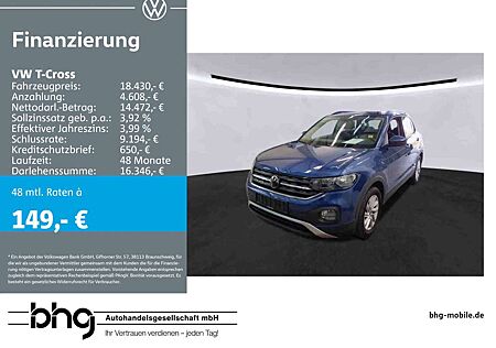 VW T-Cross Volkswagen 1.0 TSI Life SHZ PDC NAVI AHK DAB