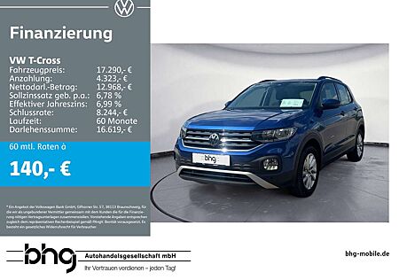VW T-Cross Volkswagen 1.0 TSI Life SHZ PDC NAVI AHK DAB
