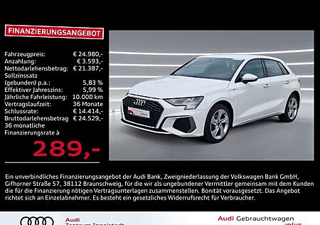 Audi A3 Sportback 40 TFSI e S line NAVI virtual 2xPDC
