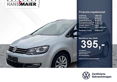 VW Sharan Volkswagen Highline TDI DSG Navi AHK 7Sitzer ACC Xen
