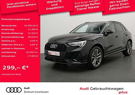 Audi Q3 S line S-TRON PANO NAVI LEDER VIRT AHK ACC