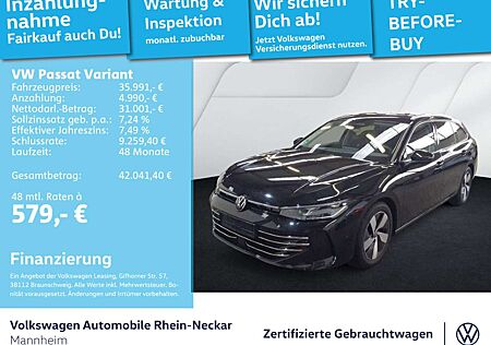 VW Passat Variant Volkswagen 2.0 TDI Elegance DSG Navi AHK Kam
