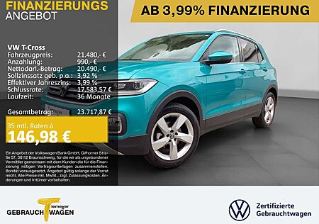 VW T-Cross Volkswagen 1.0 TSI STYLE NAVI KAMERA LED SITZHZ
