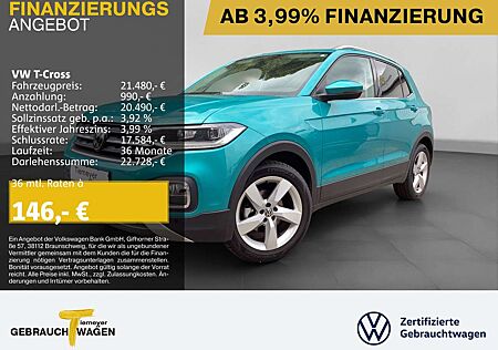 VW T-Cross Volkswagen 1.0 TSI STYLE NAVI KAMERA LED SITZHZ