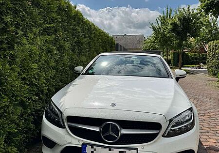 Mercedes-Benz C 200 d (205.401) cabrio weiß NR Leder