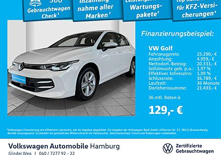 VW Golf Volkswagen VIII 1.5 eTSI DSG Life PDC Klima Sitzhzg