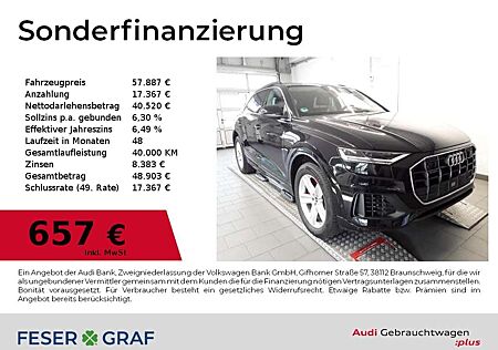 Audi Q8 55 TFSI e Navi,Leder,LED,Luft/air,Kamera,AHK