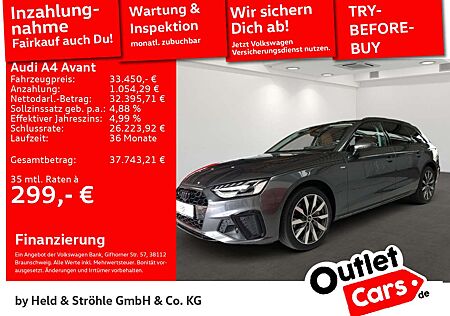 Audi A4 S-Line 40 TDI qu. HuD LEDER MATRIX NAVI