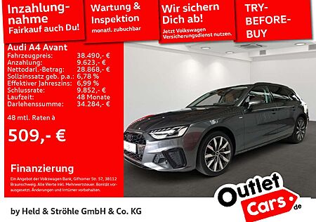 Audi A4 S line 40 TDI qu. MATRIX HEAD-UP NAV+