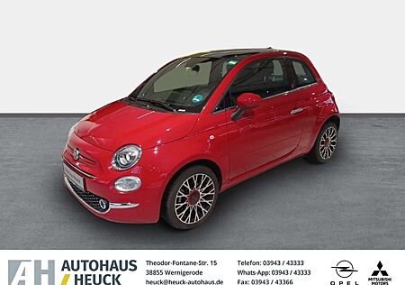 Fiat 500 Red 1.0 Panorama Navi Apple CarPlay Android Auto K