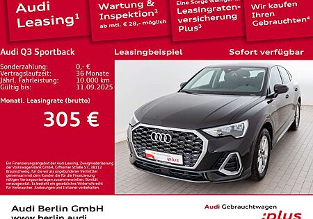 Audi Q3 S line 35 TFSI S tr. RFK NAVI LED