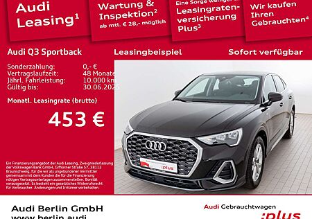 Audi Q3 S line 35 TFSI S tr. RFK NAVI LED