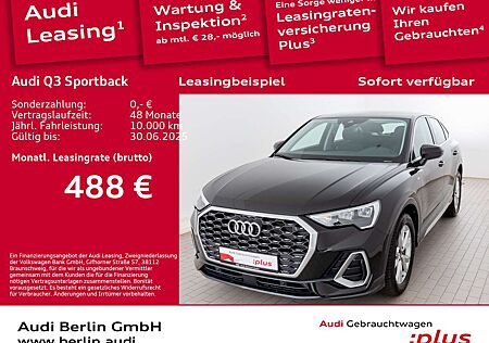 Audi Q3 S line 35 TFSI S tr. RFK NAVI LED