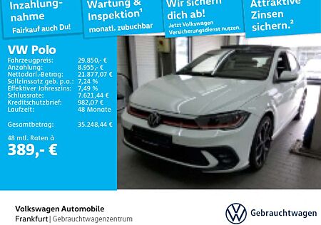 VW Polo Volkswagen 2.0 TSI DSG GTI Navi IQ.Light DAB+ FrontAss