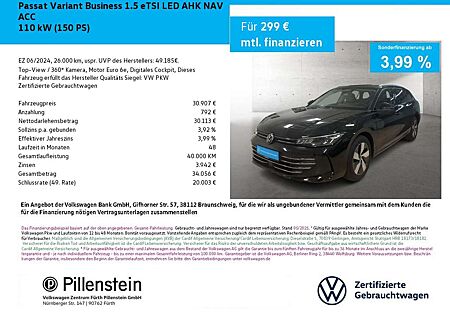 VW Passat Variant Volkswagen Business 1.5 eTSI LED AHK NAV ACC