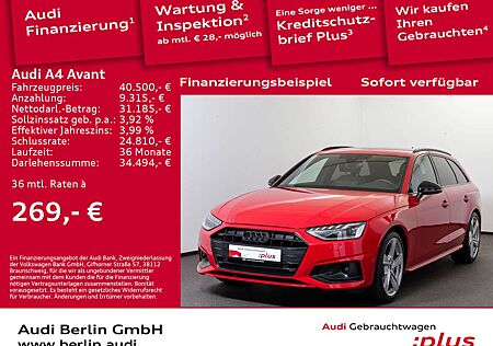 Audi A4 Advanced 35 TFSI S tr. AHZV NAVI