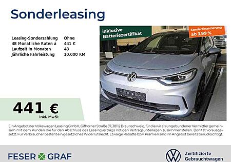 VW ID.3 Volkswagen Pro Navi Pano Kamera CCS