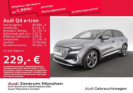 Audi Q4 e-tron 45 qu. S line ACC/Virtual/StdHzg/Navi+