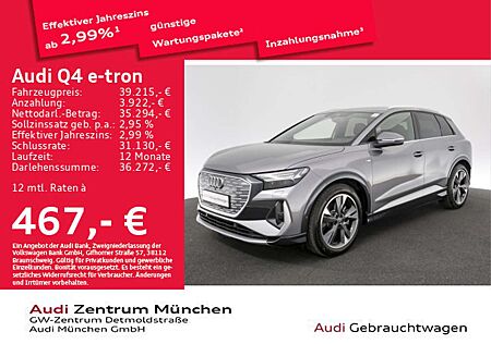 Audi Q4 e-tron 45 qu. S line ACC/Virtual/StdHzg/Navi+