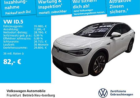 VW ID.5 Volkswagen Pro Performance Navi AHK IQ.LIGHT - LED-Mat