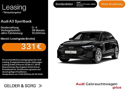 Audi A3 TFSIe 200 kW S line 133km/WLTP*HuD*