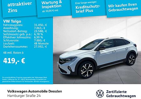 VW Taigo Volkswagen Style 1,0 TSI DSG *NAVI TEL LED AHZV*