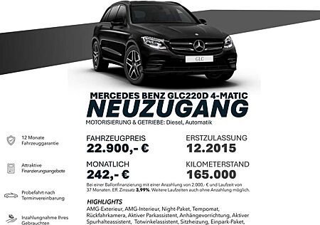 Mercedes-Benz GLC 220 d 4MATIC AMG-LINE/TEMP/RÜCKFAHRK/AHK/TOT