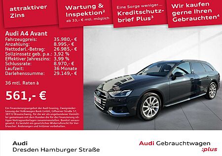 Audi A4 35 TDI Advanced LED Navi Standhz.