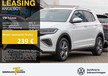 VW T-Cross Volkswagen 1.5 TSI DSG R-LINE AHK KAMERA IQ.DRIVE P