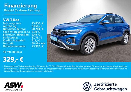 VW T-Roc Volkswagen Life 1.0 TSI LED Navi PDC SHZ Stdhzg AHK
