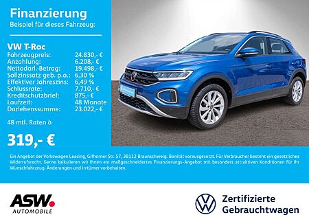 VW T-Roc Volkswagen Life 1.0 TSI LED Navi PDC SHZ Stdhzg AHK