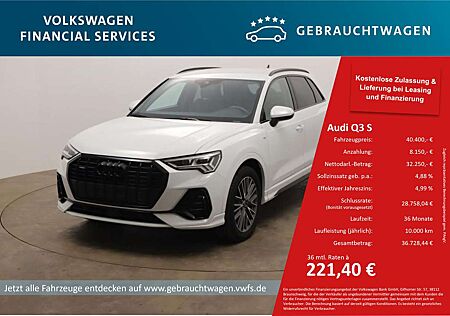 Audi Q3 gebraucht kaufen Audi Q3 S line quattro 2.0 40 TFSI AHK*Tempo*PDC*SH